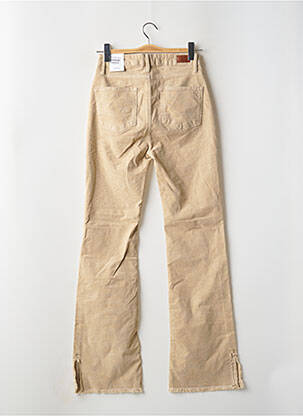Pantalon flare beige SUBDUED femme