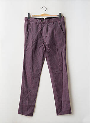Pantalon chino violet BRUCE & BUTLER  homme