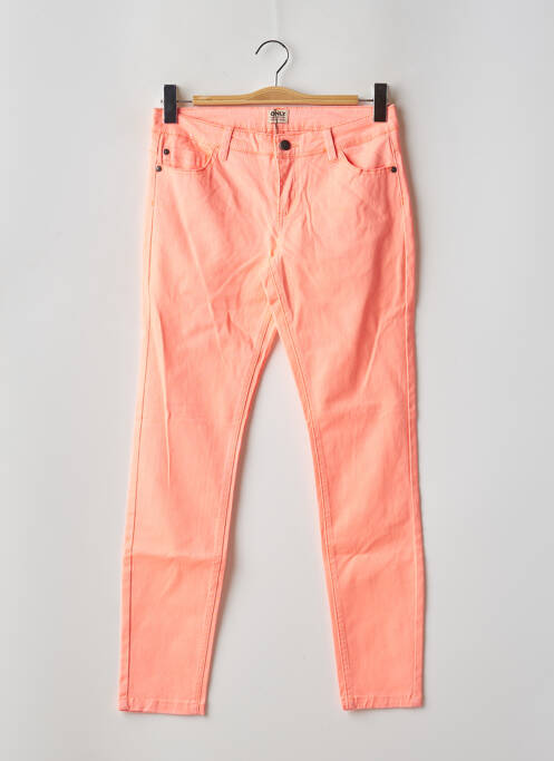 Pantalon slim orange ONLY pour femme