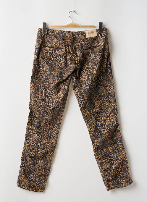 Pantalon slim marron PLEASE pour femme