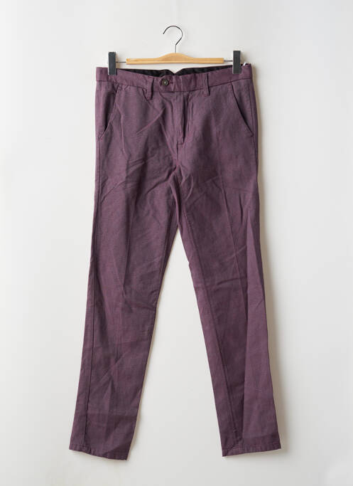 Pantalon chino violet BRUCE & BUTLER  pour homme