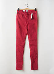 Pantalon slim rouge VERO MODA pour femme seconde vue