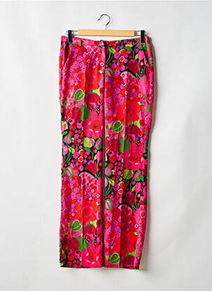 Pantalon chino rose MORGAN femme