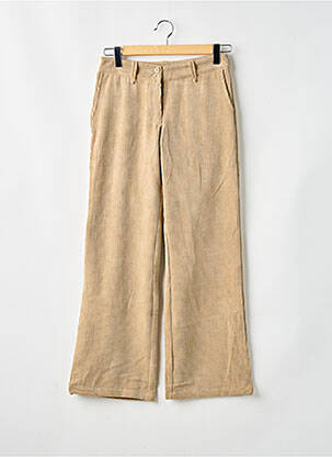 Pantalon flare beige SUBDUED femme