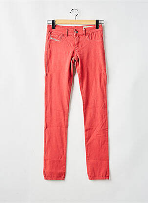 Jeans coupe slim orange DIESEL femme