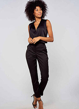 Pantalon chino noir VERO MODA femme