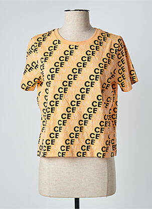 T-shirt orange CEMI femme