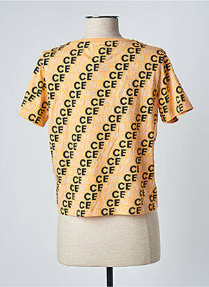 T-shirt orange CEMI femme