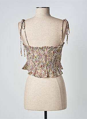 Top marron MANGO femme