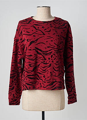 Sweat-shirt rouge ONLY pour femme