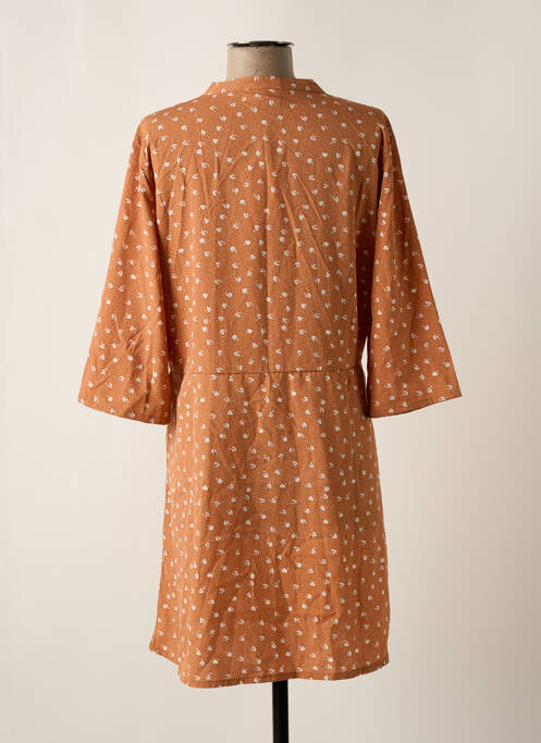 Robe mi-longue orange JACQUELINE DE YONG femme