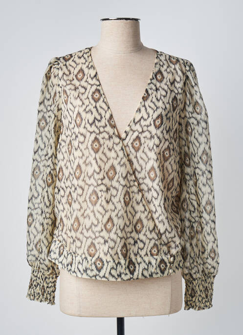 Blouse beige VILA pour femme