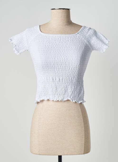 Top blanc SUBDUED pour femme