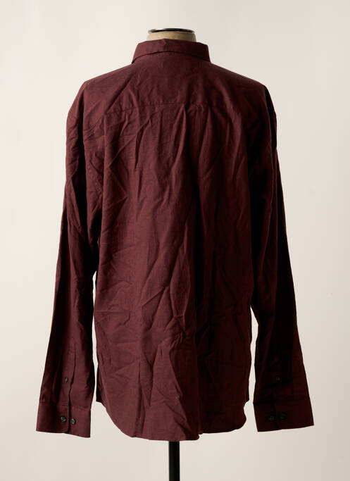 Chemise manches longues violet JACK & JONES pour homme