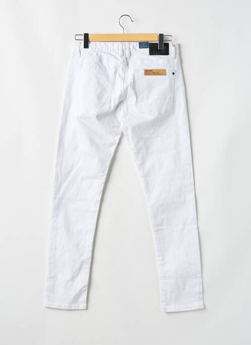 Jeans coupe slim blanc SHINE pour homme