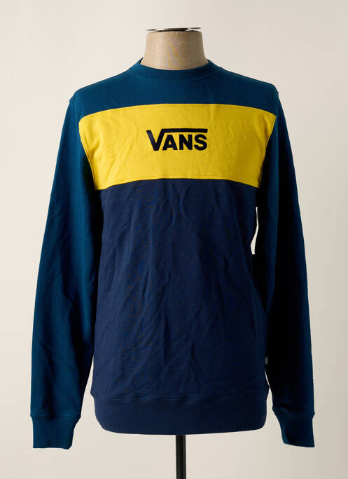 Sweat-shirt bleu VANS pour homme