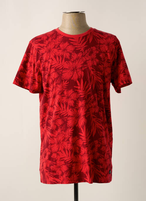 T-shirt rouge PETROL INDUSTRIES pour homme