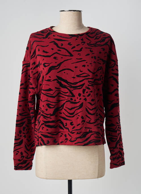 Sweat-shirt rouge ONLY pour femme