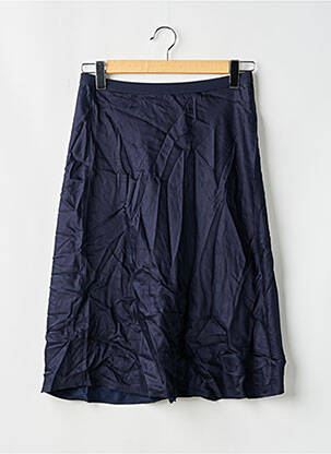 Jupe mi-longue bleu OPUS femme
