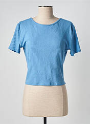 T-shirt bleu MANGO pour femme seconde vue