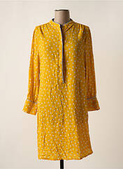 Robe courte jaune CLOUDS OF FASHION pour femme seconde vue