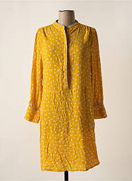 Robe courte jaune CLOUDS OF FASHION femme