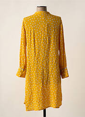 Robe courte jaune CLOUDS OF FASHION pour femme seconde vue