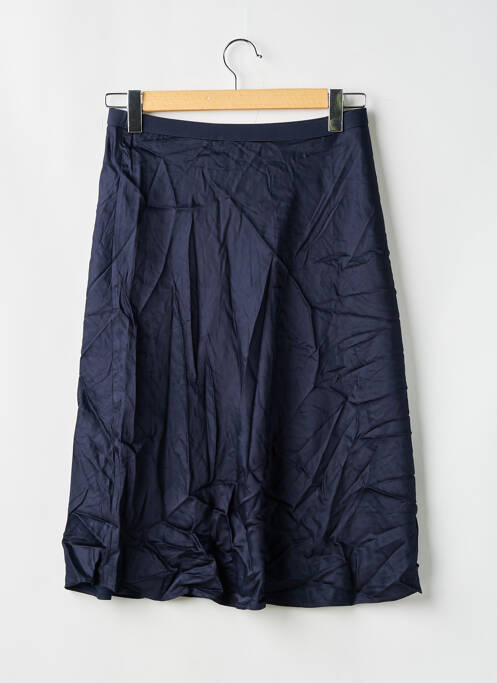Jupe mi-longue bleu OPUS pour femme