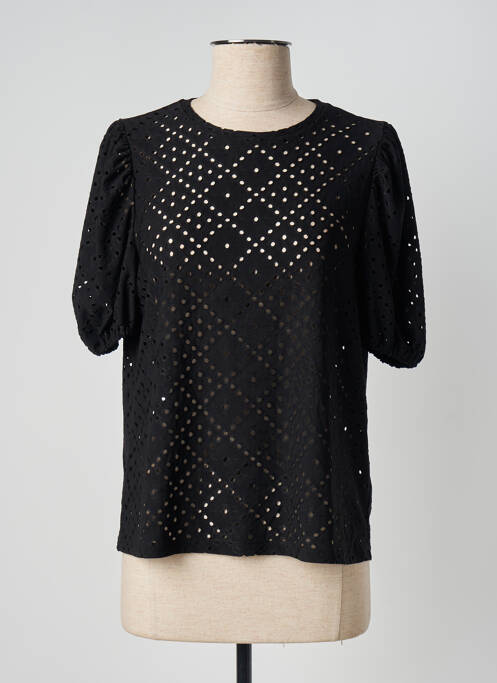 T-shirt noir VERO MODA pour femme