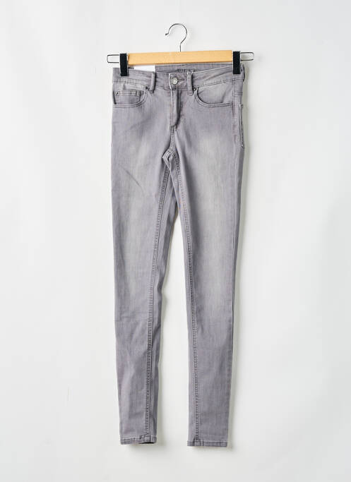 Jeans skinny gris VILA pour femme