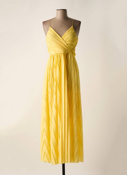 Robe longue jaune ONLY pour femme