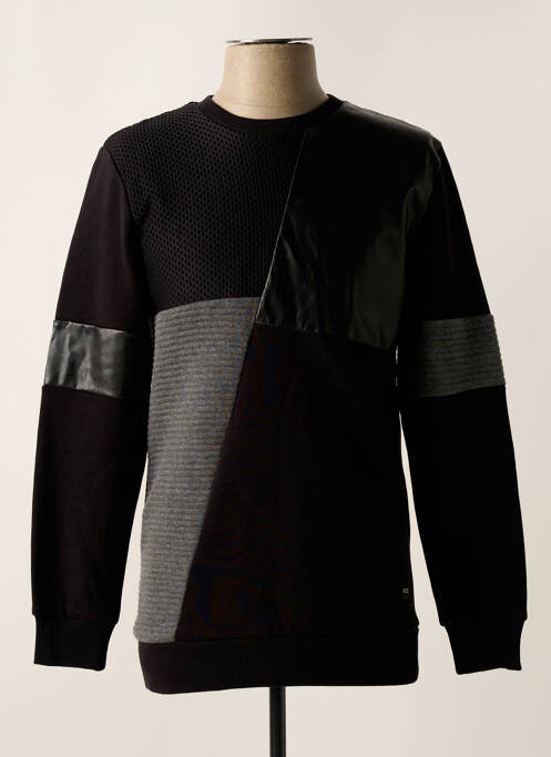 Sweat-shirt noir DYJCODE BY DENNIS PRAET  pour homme