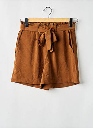Short marron ONLY femme