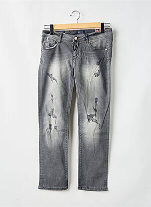 Jeans coupe droite gris GAUDI femme