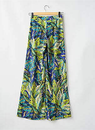 Pantalon droit vert MORGAN femme