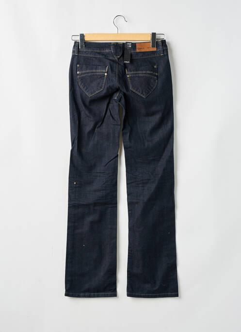 Jeans coupe droite bleu ONLY pour femme