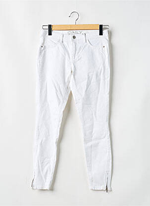 Pantalon slim blanc ONLY femme