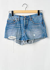 Short bleu LEVIS pour femme seconde vue