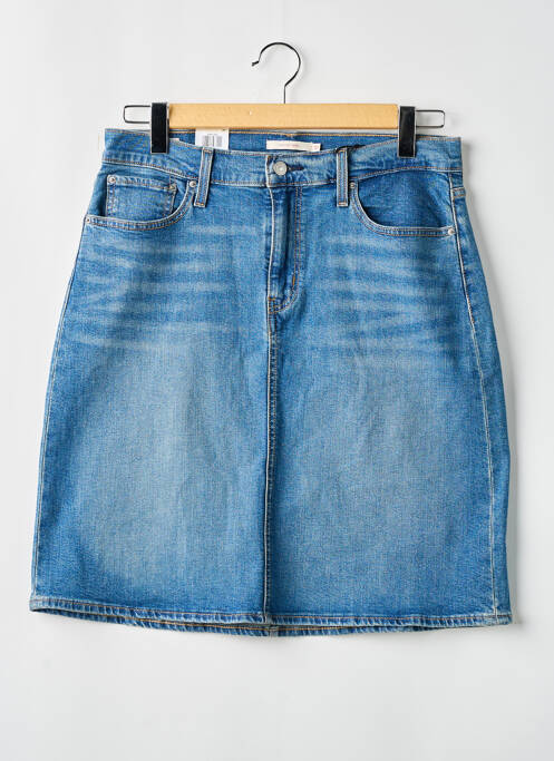 Jupe mi-longue bleu LEVIS pour femme