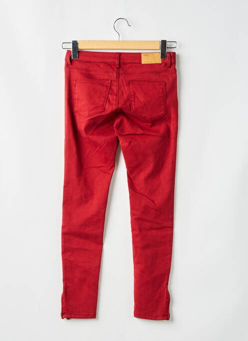 Pantalon slim rouge ONLY pour femme