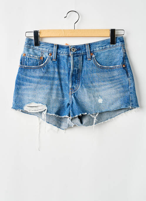 Short bleu LEVIS pour femme