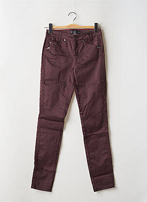 Pantalon slim marron STREET ONE femme