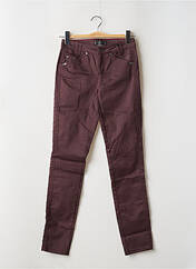 Pantalon slim marron STREET ONE pour femme seconde vue