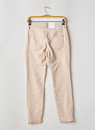 Jeans coupe droite beige MAC femme