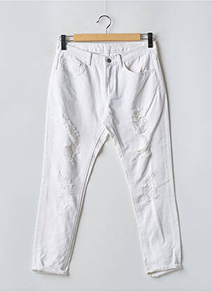 Jeans coupe slim blanc VILA femme