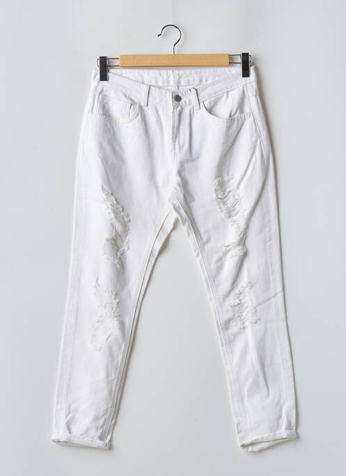 Jeans coupe slim blanc VILA pour femme