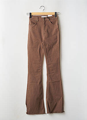 Jeans bootcut marron SUBDUED femme