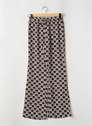 Pantalon flare marron ONLY femme