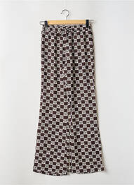 Pantalon flare marron ONLY femme