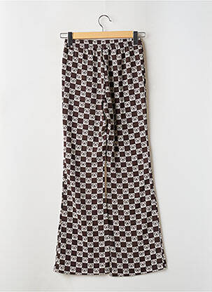 Pantalon flare marron ONLY femme